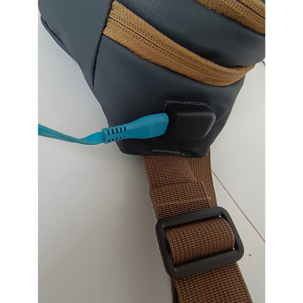 ELBRUS Tas Pinggang Pria Waterproof Keren Terbaru 2023 Waistbag Cowok