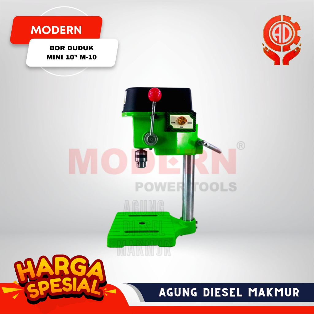 Modern Bench Drill Press Mesin Bor Duduk Mini 10" M-10