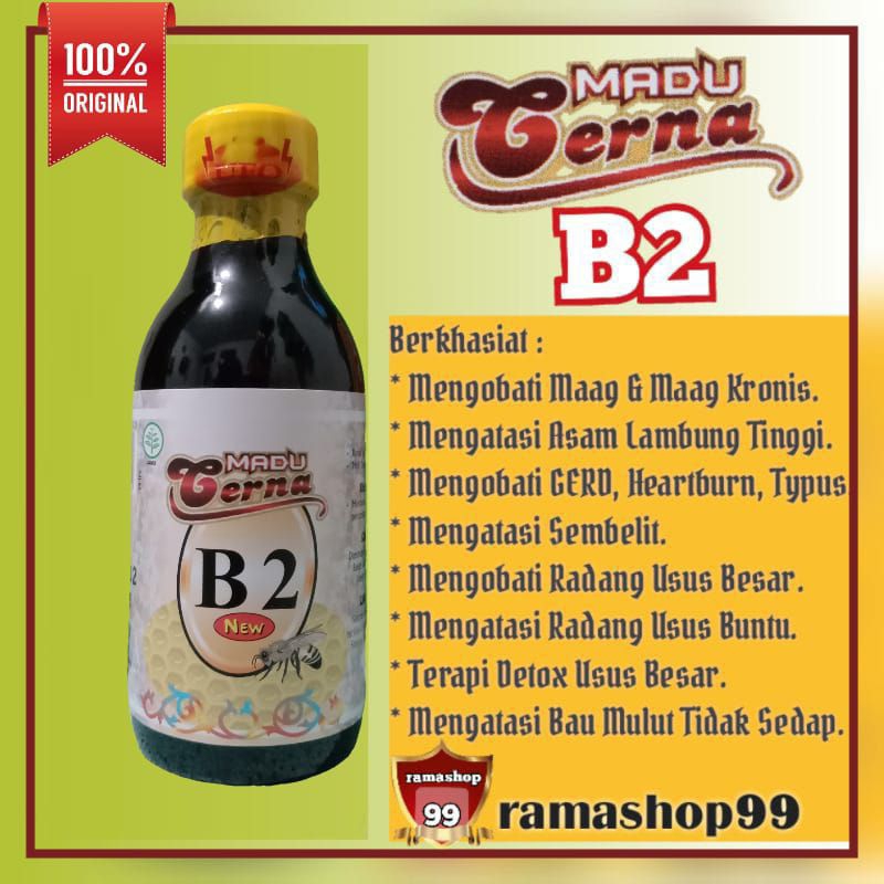 Madu Cerna/Madu B2 UFO Manjur Atasi Maag,Asam Lambung Tinggi