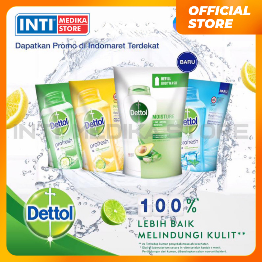 DETTOL - REFILL Sabun Mandi Cair | Sabun Dettol | Sabun Cair Dettol