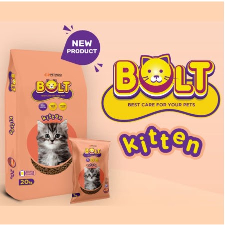 Makanan Kucing Kering Cat Dry Food Bolt Kitten 1 Kg