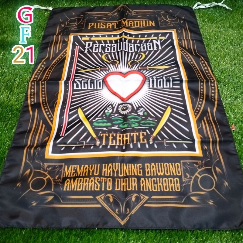 Bendera full printing PERSAUDARAAN SETIA HATI TERATE MEMAYU HAYUNING BAWONO