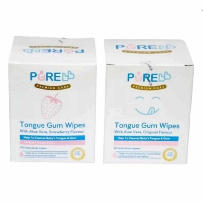 PureBB Tongue Gum Wipes || Tisu Basah Untuk Gusi dan Lidah Bayi EXP FEB 2025