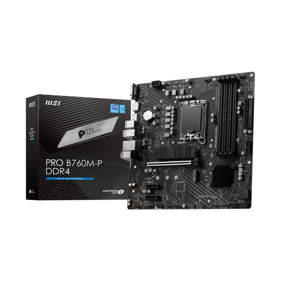 MSI PRO B760M-P DDR4 (Intel LGA 1700, Gen12, Gen13)