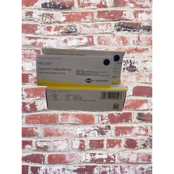 PROSIX TABLET CETIRIZINE HCl 10MG PER STRIP