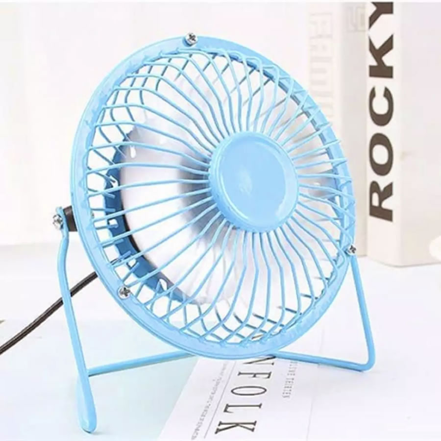 Kipas Angin USB Mobil Meja Besi / Mini Portable Fan