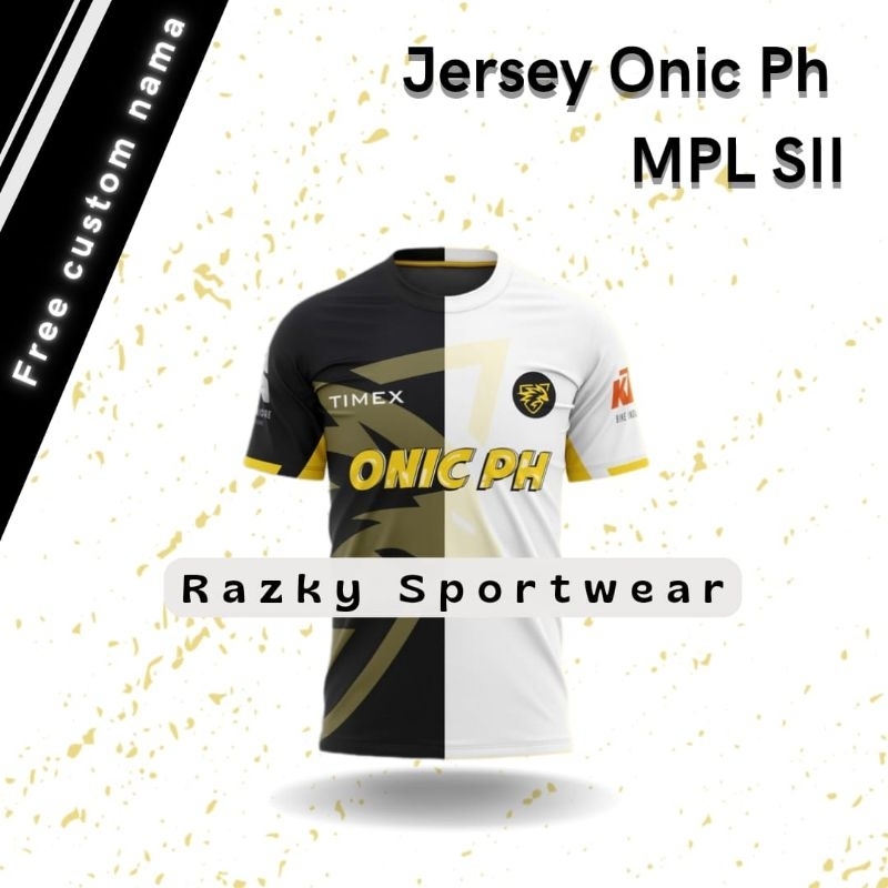 Jersey ONIC PH MPL SII FREE CUSTOM NAMA