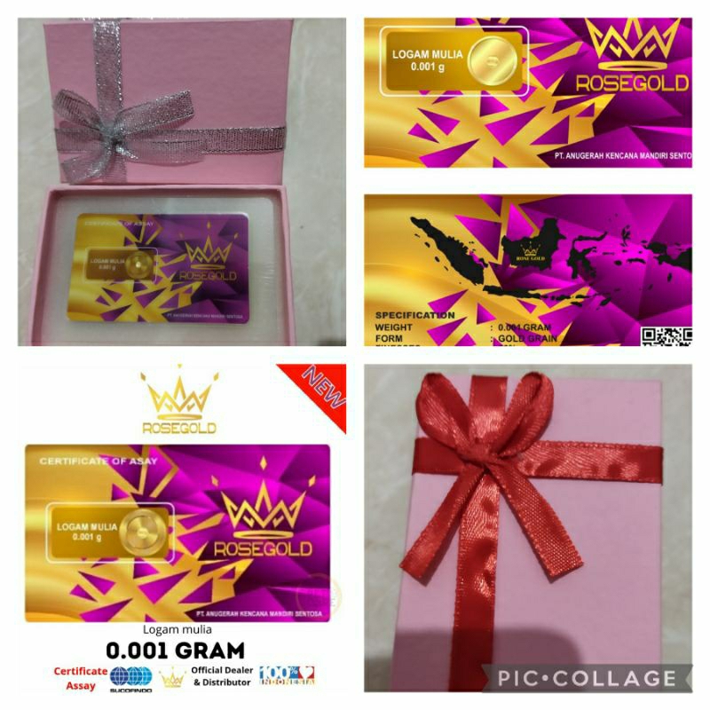 Emas mini rose gold