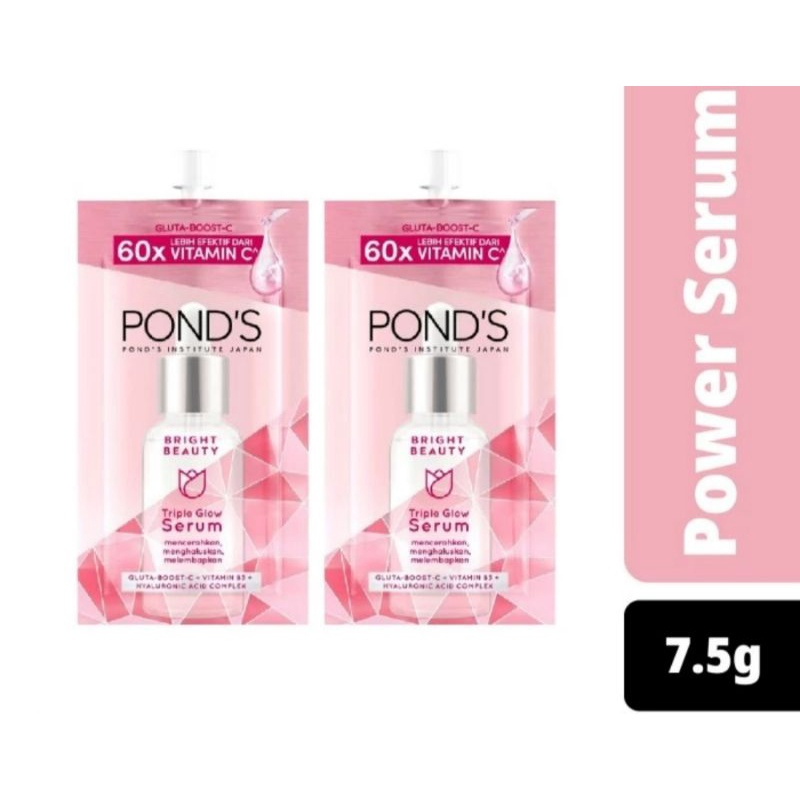PONDS Bright Beauty Triple Glow Serum~Pond's Serum Sachet 7,5g