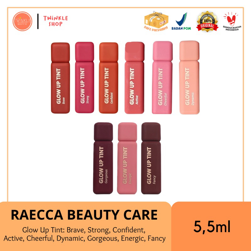 ❤️twinkle.beauty26❤️ [PARTNER] GLOW UP TINT RAECCA - BRAVE STRONG CONFIDENT ACTIVE CHEERFUL DYNAMIC 