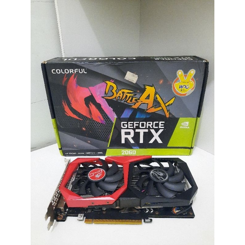 RTX 2060 Colorful 6GB GDDR6 192BIT SECOND FULLSET BOX GARANSI RESMI WPG ON