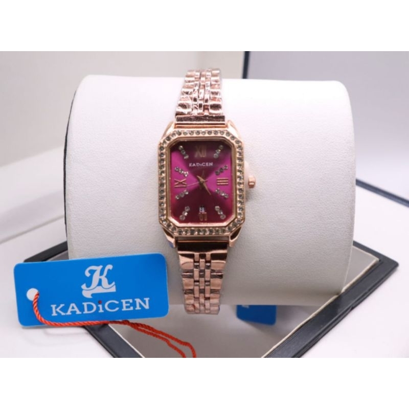 Jam Tangan Wanita Mewah  Rantai Case Diamond) Fhasion Wanita import Termurah