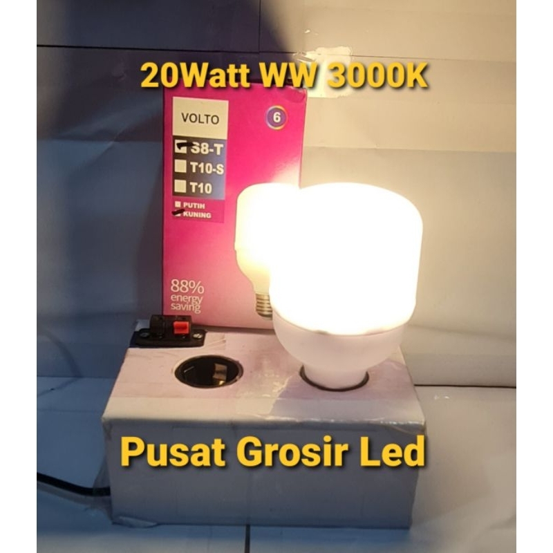 Lampu Led Murah 20w 20 Watt Kapsul Cahaya Super Terang