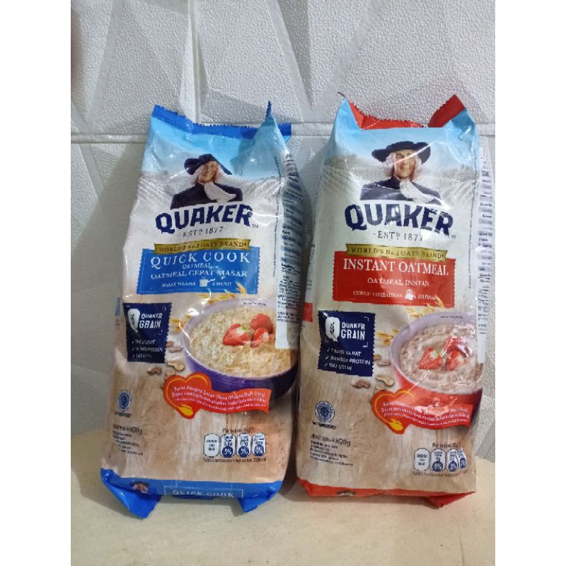 

Quaker 800g merah biru