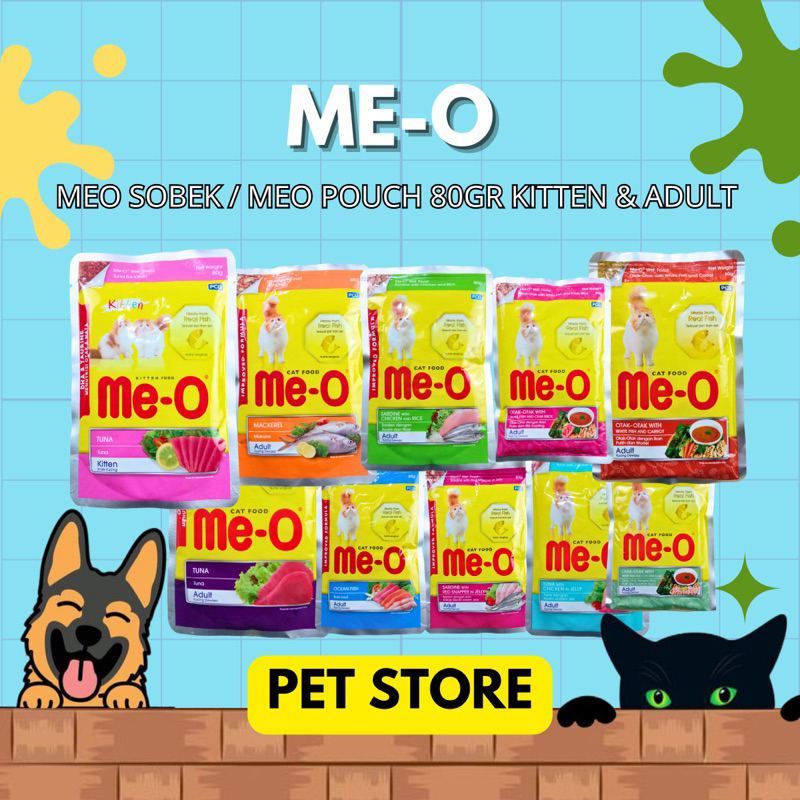 MEO SOBEK / meo pouch 80gr Kitten adult