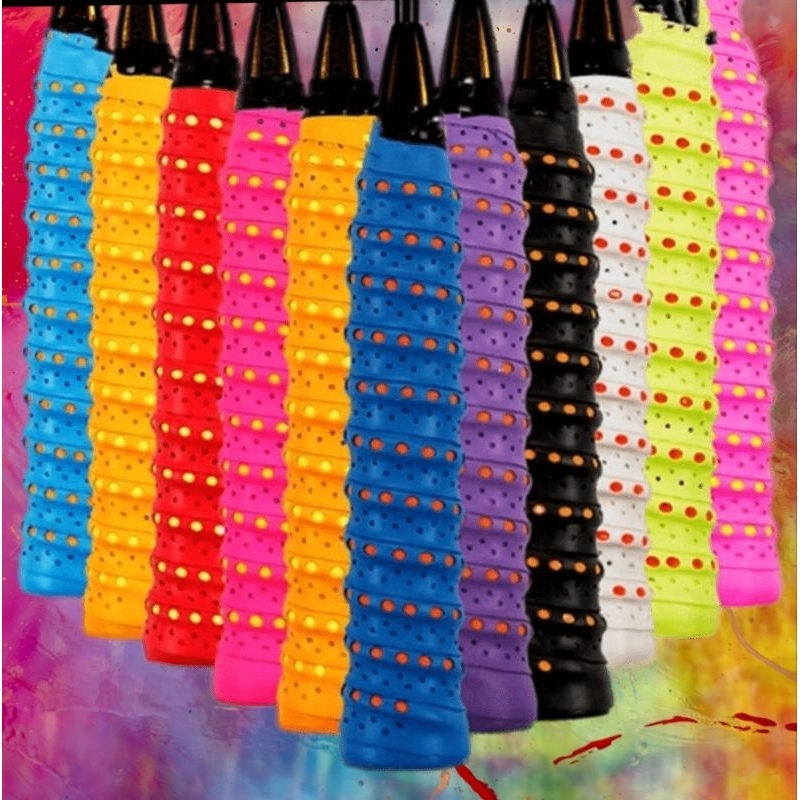 Grip Raket Tulang BULUTANGKIS MOTIF BINTIK - GRIP RAKET BADMINTON ANTI SLIP