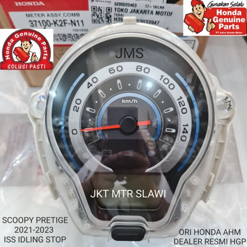 37100-K2F-N11 speedometer scoopy prestige 2021-2023 ISS meter assy scoopy prestige dealer resmi hgp ori honda ahm