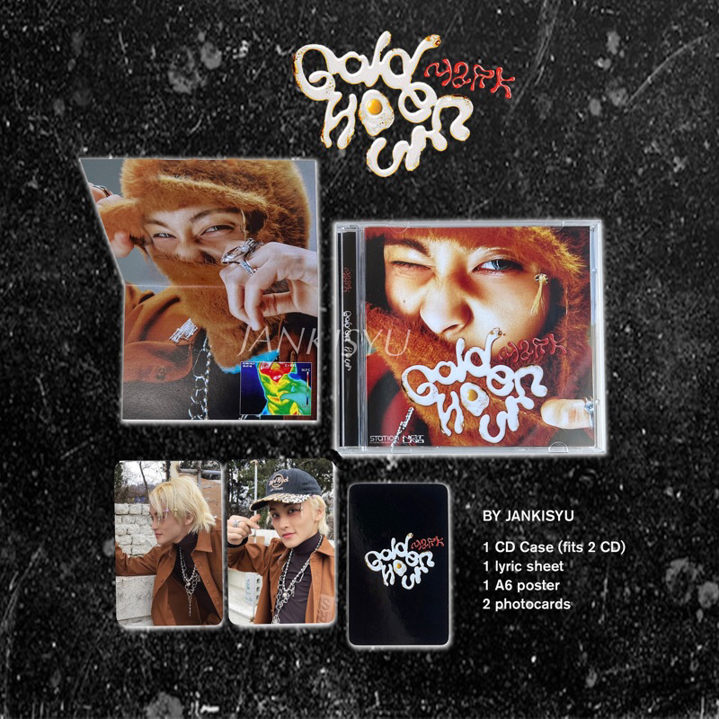 [LAST STOCK] Mark Lee Golden Hour CD Case, Keychain by JANKISYU (cd case, photocard, poster