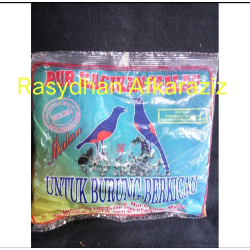 pakan burung berkicau pur racikan malau voer halus