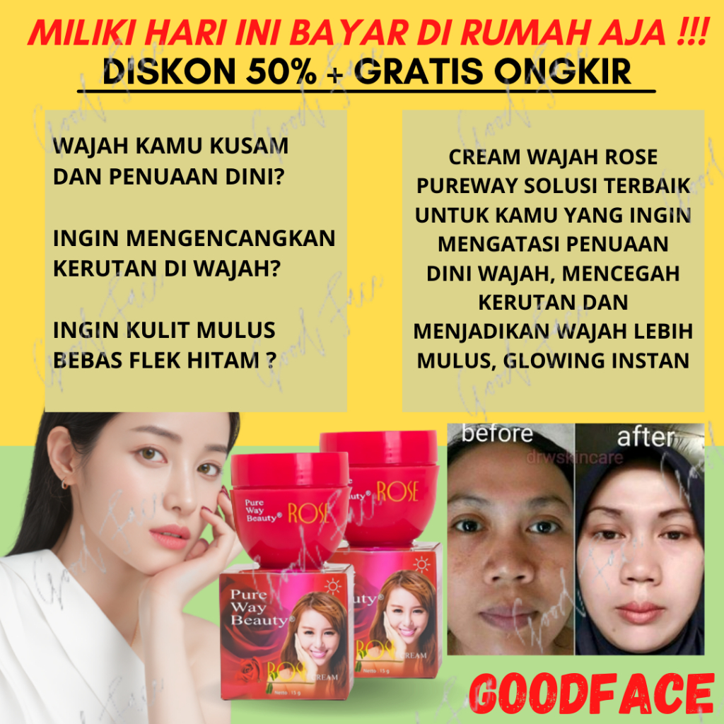 CREAM WAJAH PURE WAY BEAUTY DAILY USE CREAM 15GR - DAILY USE CREAM PURE WAY BPOM PERAWATAN WAJAH