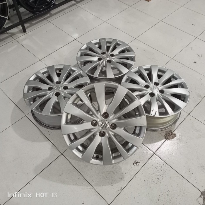 VELG MOBIL ORI STD SWIFT R16X6 PCD 4X100 ET45 IGNIS BALENO KARIMUN