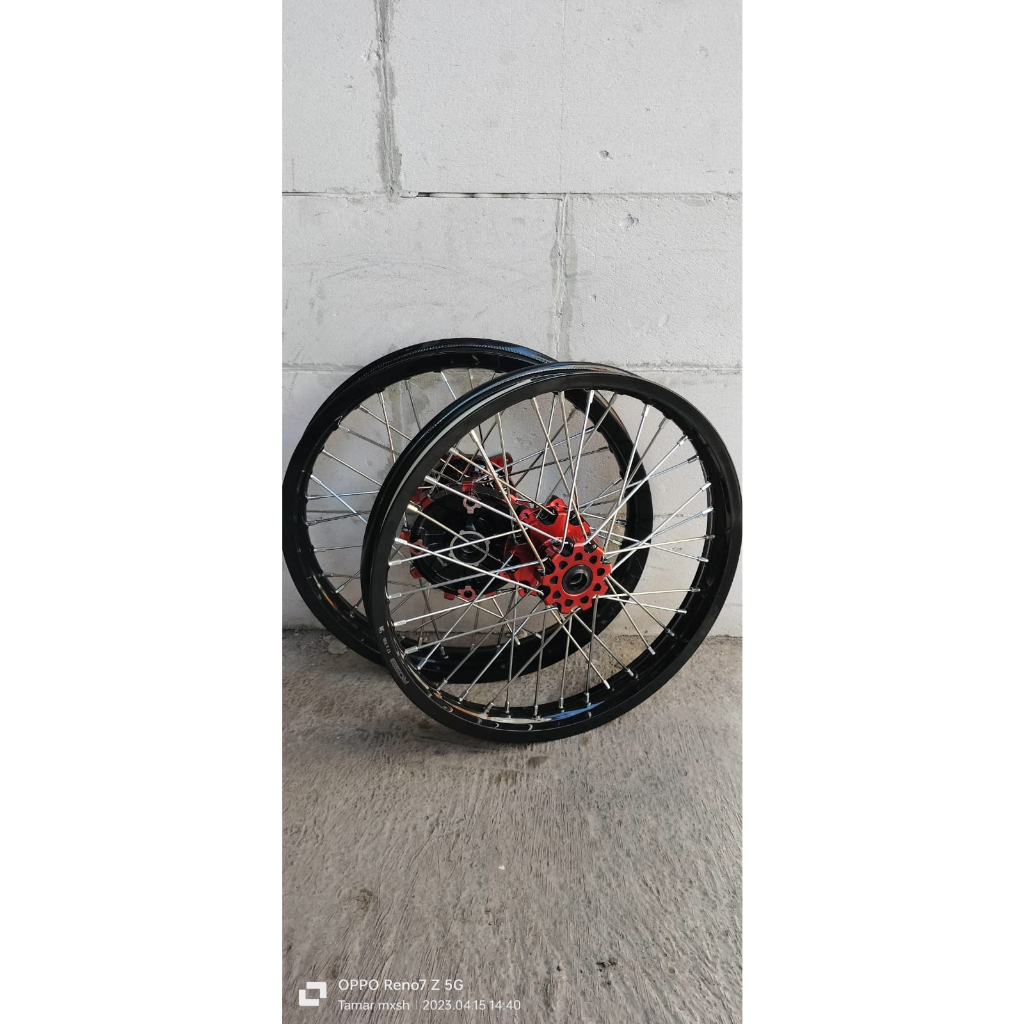 VELG SET HONDA CRF 150 L VELK SET SEMI CACING HONDA CRF 150