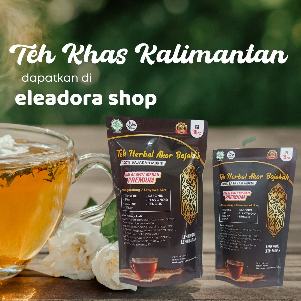 

Teh Herbal Akar Bajakah - Firdaus Herbal - Kalalawit Merah Premium - Kemasan Kecil