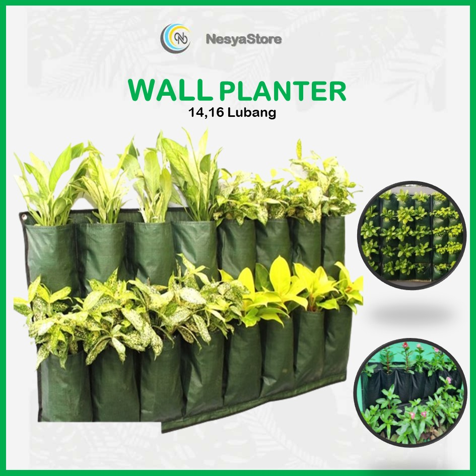 Planter Bag Dinding Wall Planter Vertikal Garden