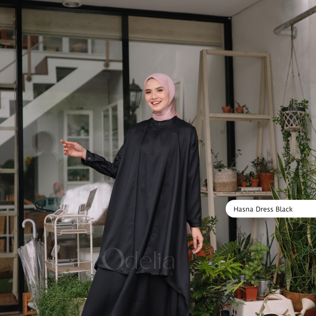 HASNA DRESS (FREE ELIAH HIJAB) - ODELIA HIJAB