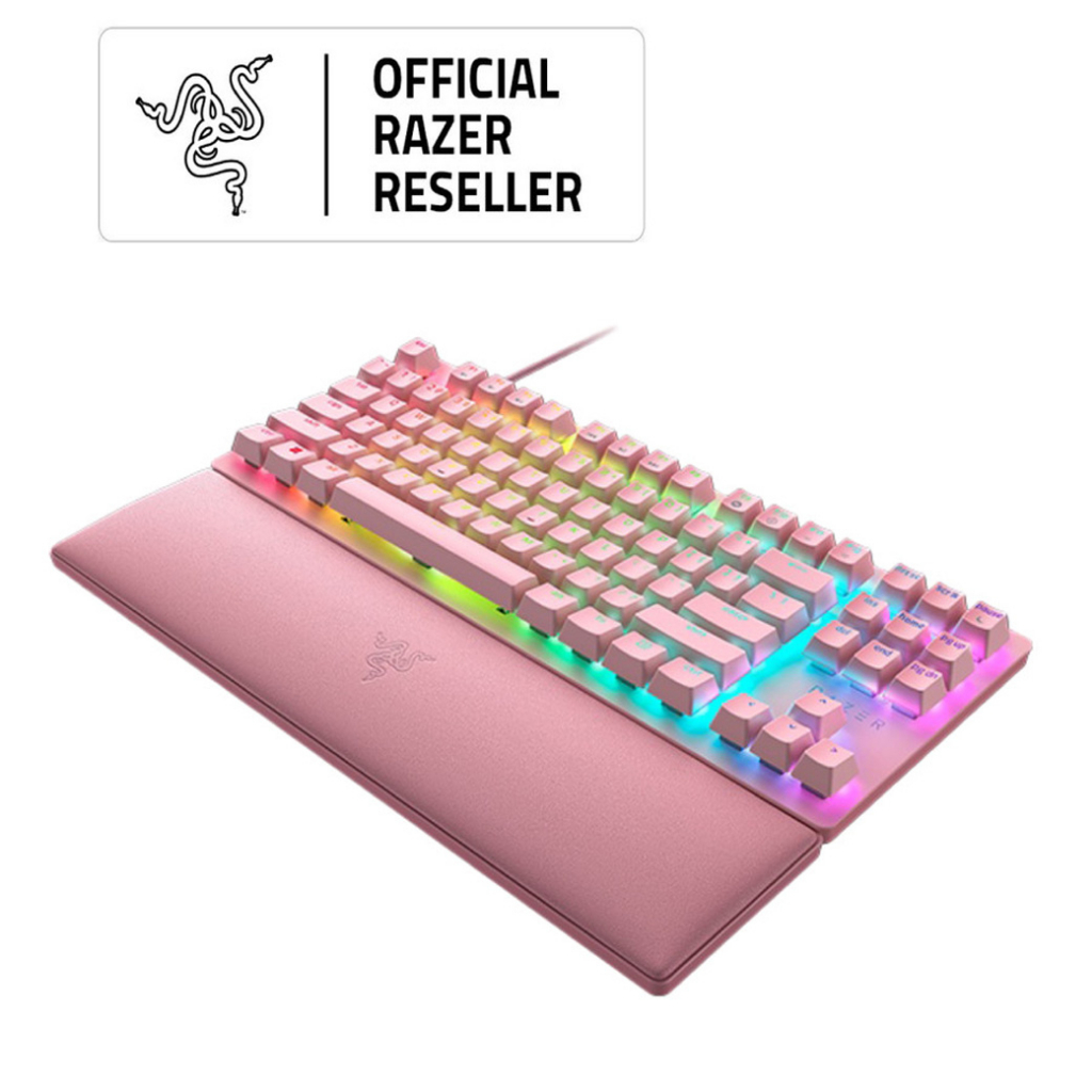 Razer Huntsman V2 TKL Quartz Mechanical Gaming Keyboard