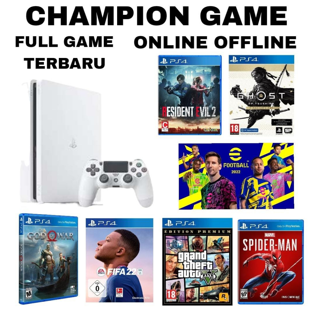 PS4 SLIM 1TB HEN 9.00 FULL GAME PERMANEN