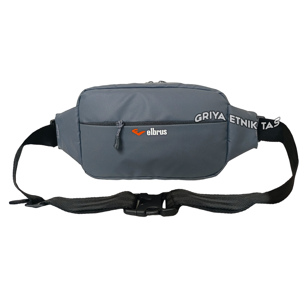 ELBRUS Waistbag Tas Pinggang Pria Waterproof Dua Sisi Soren Cowok