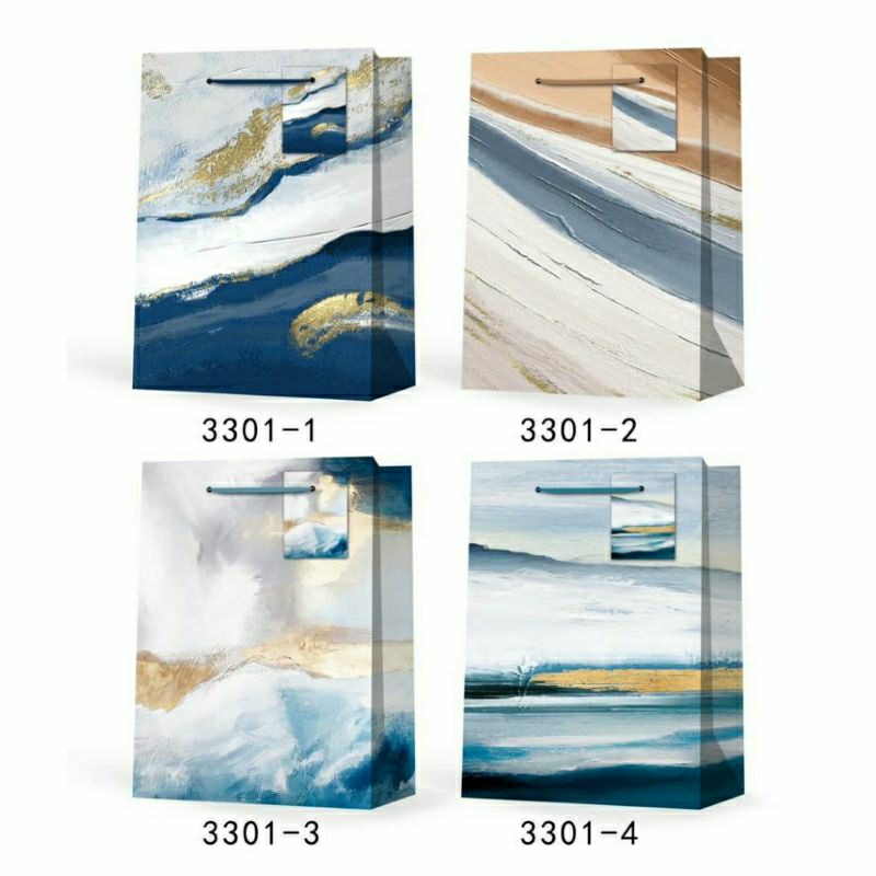 

Paperbag Motif Marble Ocean / Paperbag Motif - 3301