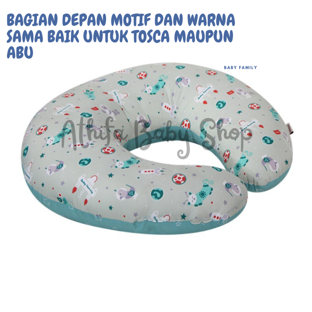 Bantal Menyusui Asi Bayi Busui Nursing Pillow Baby Family BFP 7102 Karakter Anak Perempuan Lelaki Cocok Kado Ibu Hamil Melahirkan