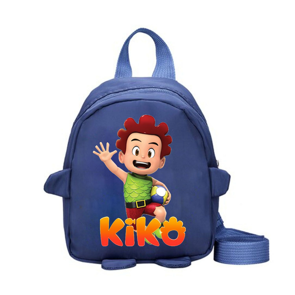 PVJ - Tas Ransel Anak TK Motif Kartun Kiko Lucu Mini Bag Laki-laki dan Perempuan