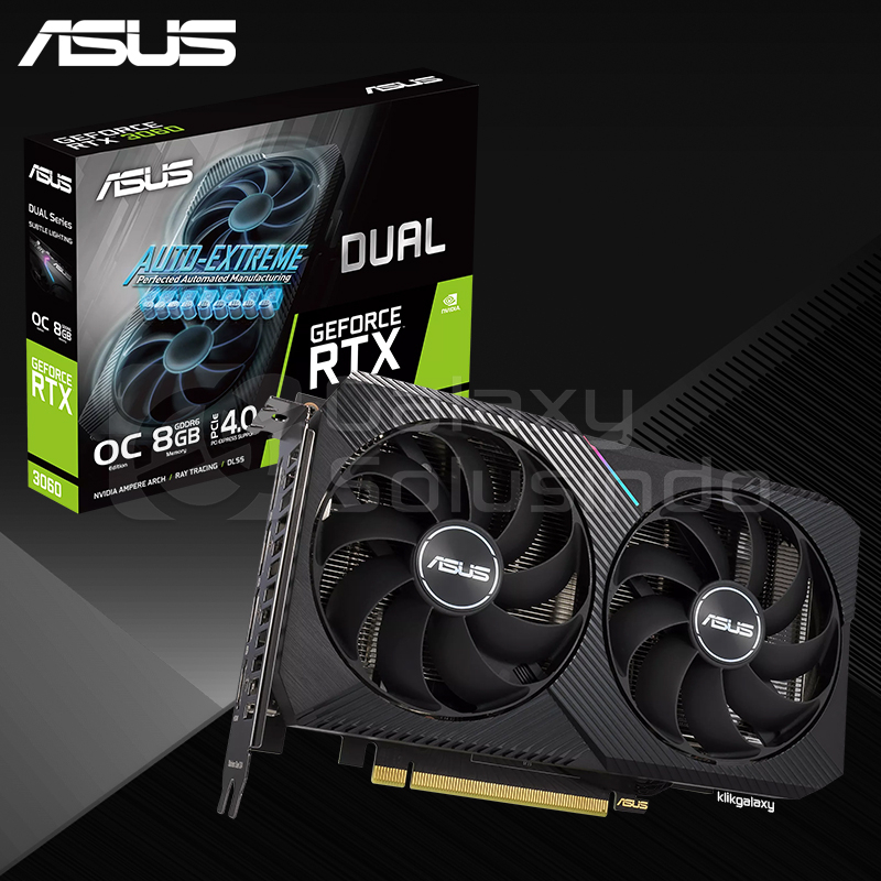 ASUS GeForce RTX 3060 Dual 8GB OC GDDR6 - Ampere VGA RTX3060 DDR6