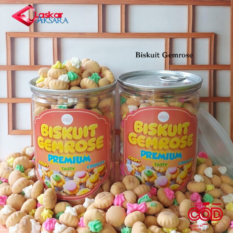 

Can - Biskuit Gemrose Warna Warni Diamond Biskuit Gula / Premium