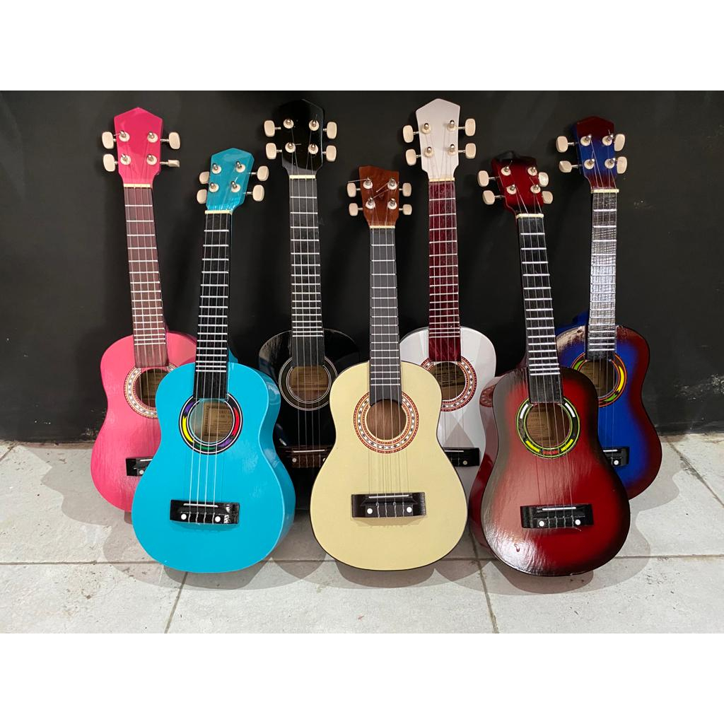 Ukulele Kentrung akustik dan elektrik packing istimewa