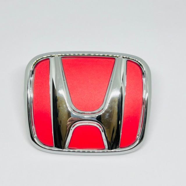 Logo Emblem Mobil Honda City lama/Civic Lama Bg Merah-8cm