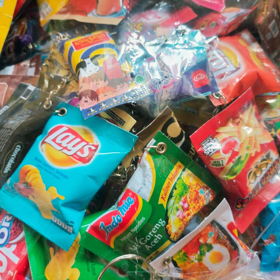 Gantungan Kunci / GANCI UNIK Miniatur Susu / Kopi / Mie