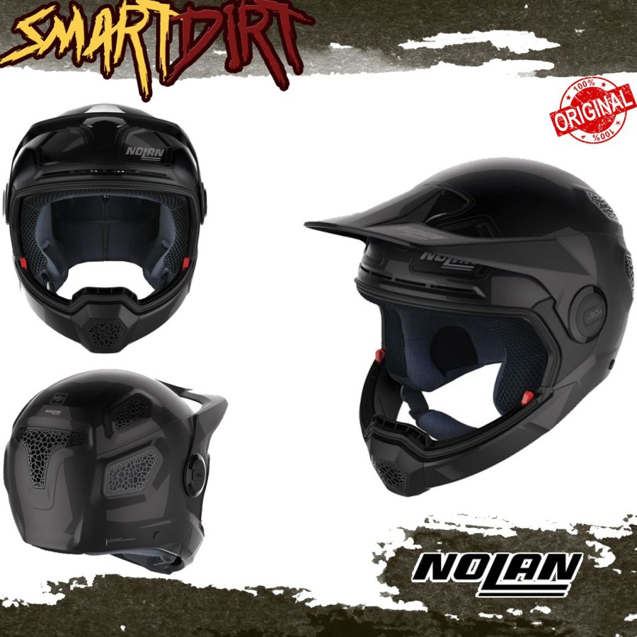 HELM MOTOR NOLAN N30.4 XP CLASSIC 3 GLOSSY BLACK HELM NOLAN ORIGINAL