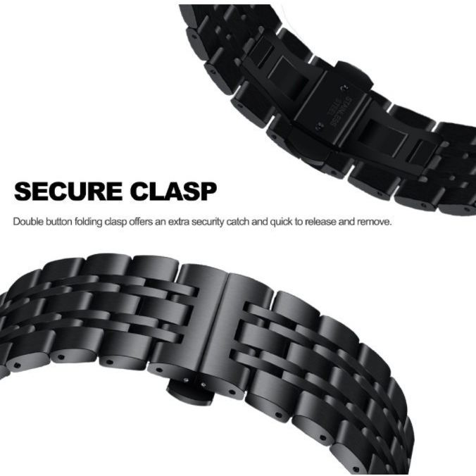 Tali Jam Coros Apex 2 43mm - Strap 20mm Dual Steel Stainless Quick Release