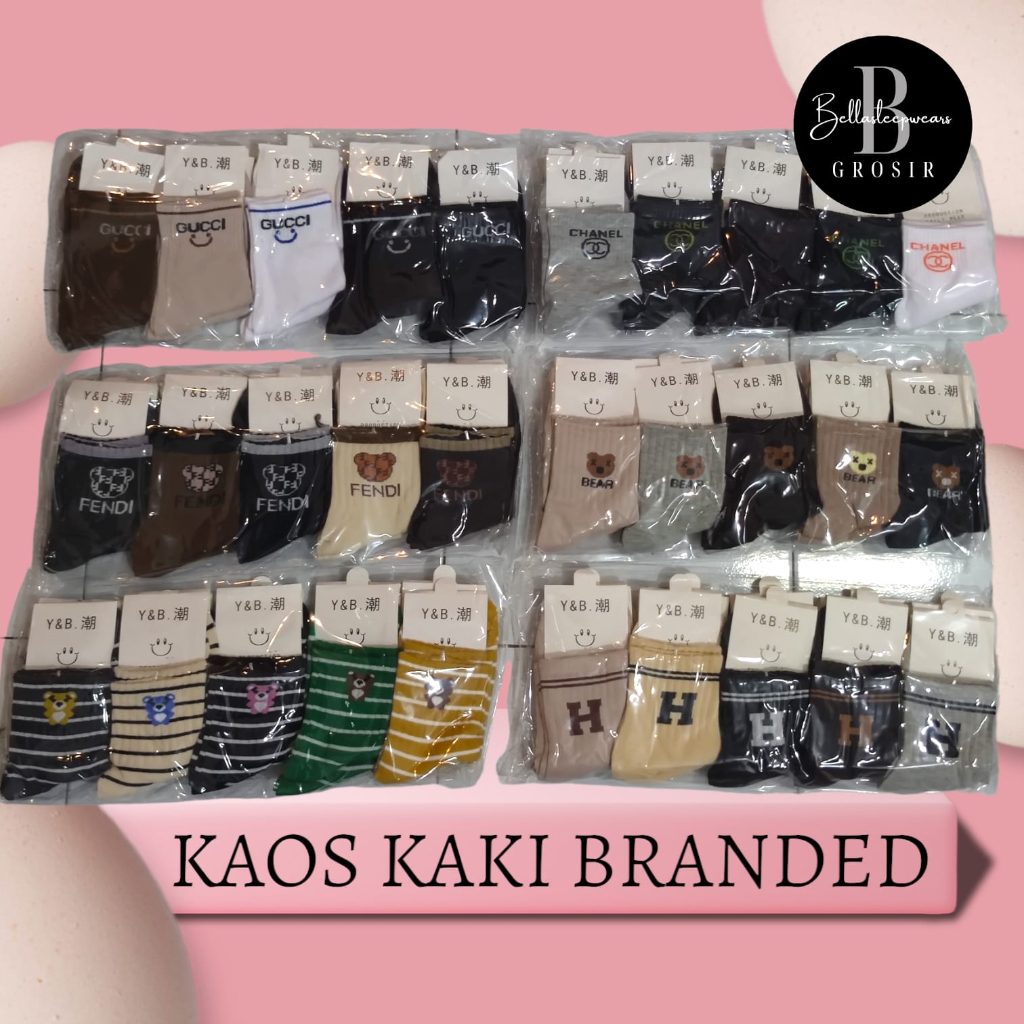 BELLA - KAOS KAKI BRANDED ANGKLE SOCKS IMPORT MURAH ANAK REMAJA DEWASA