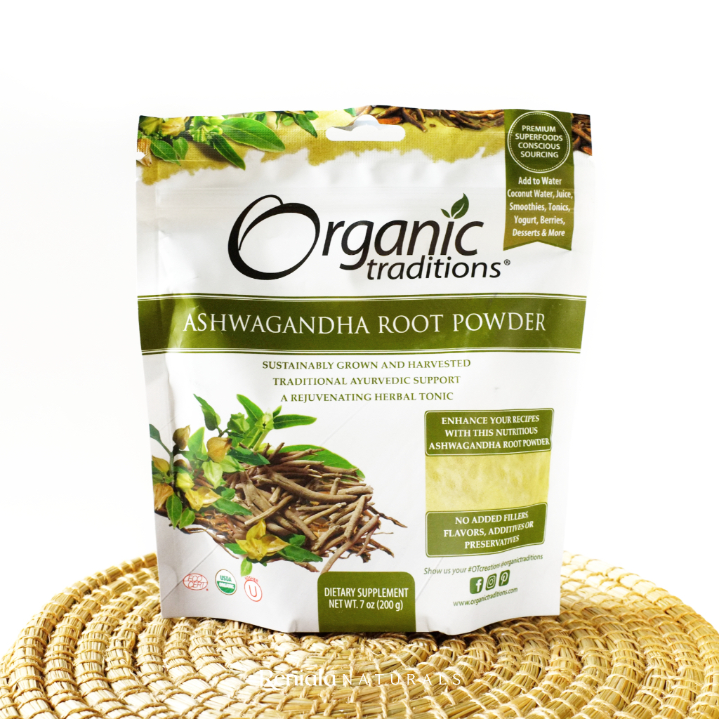 Organic Traditions USA - Ashwagandha Root Powder/ Bubuk Herbal - 200 g