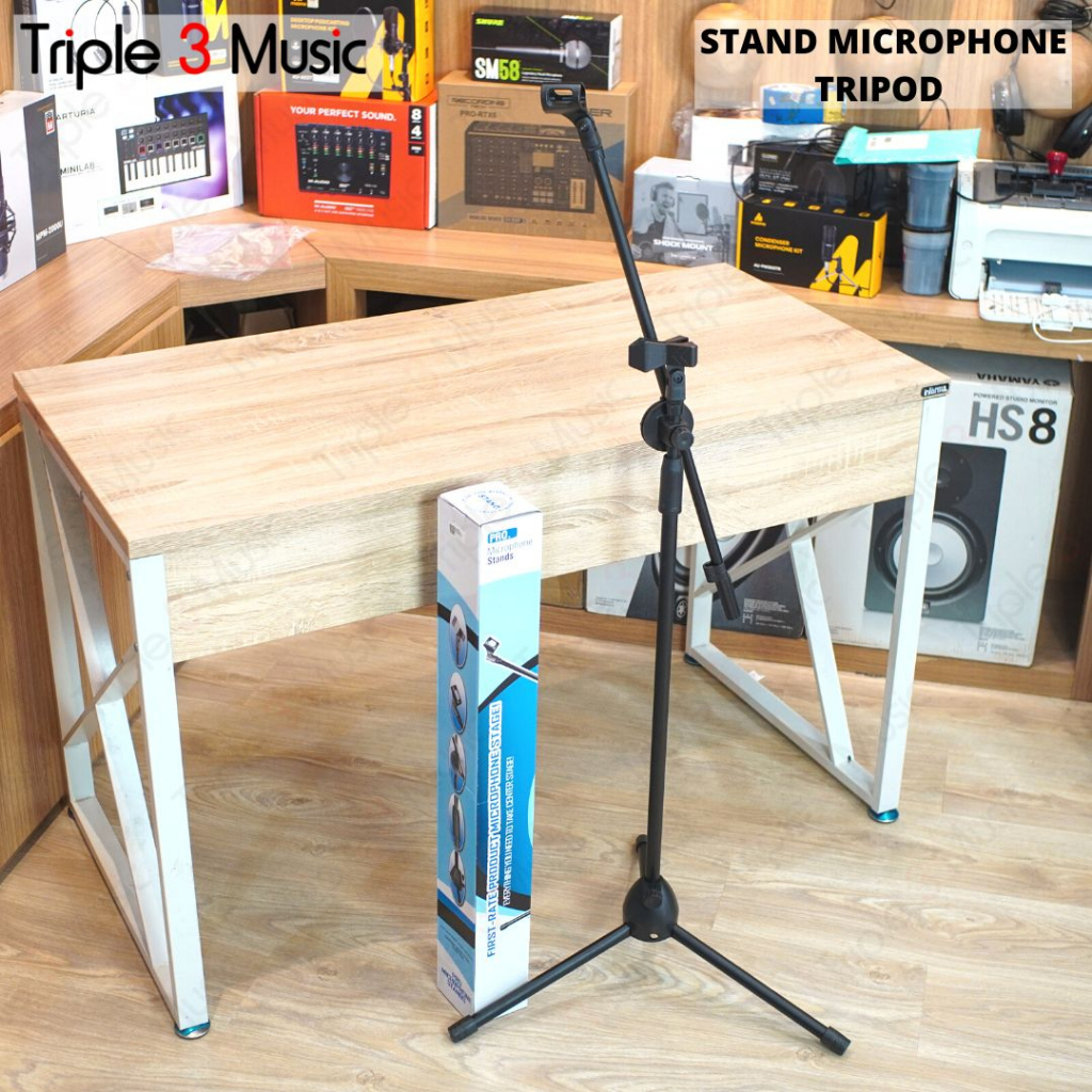Pro stand Mic berdiri tripod mic stand Mikrofon