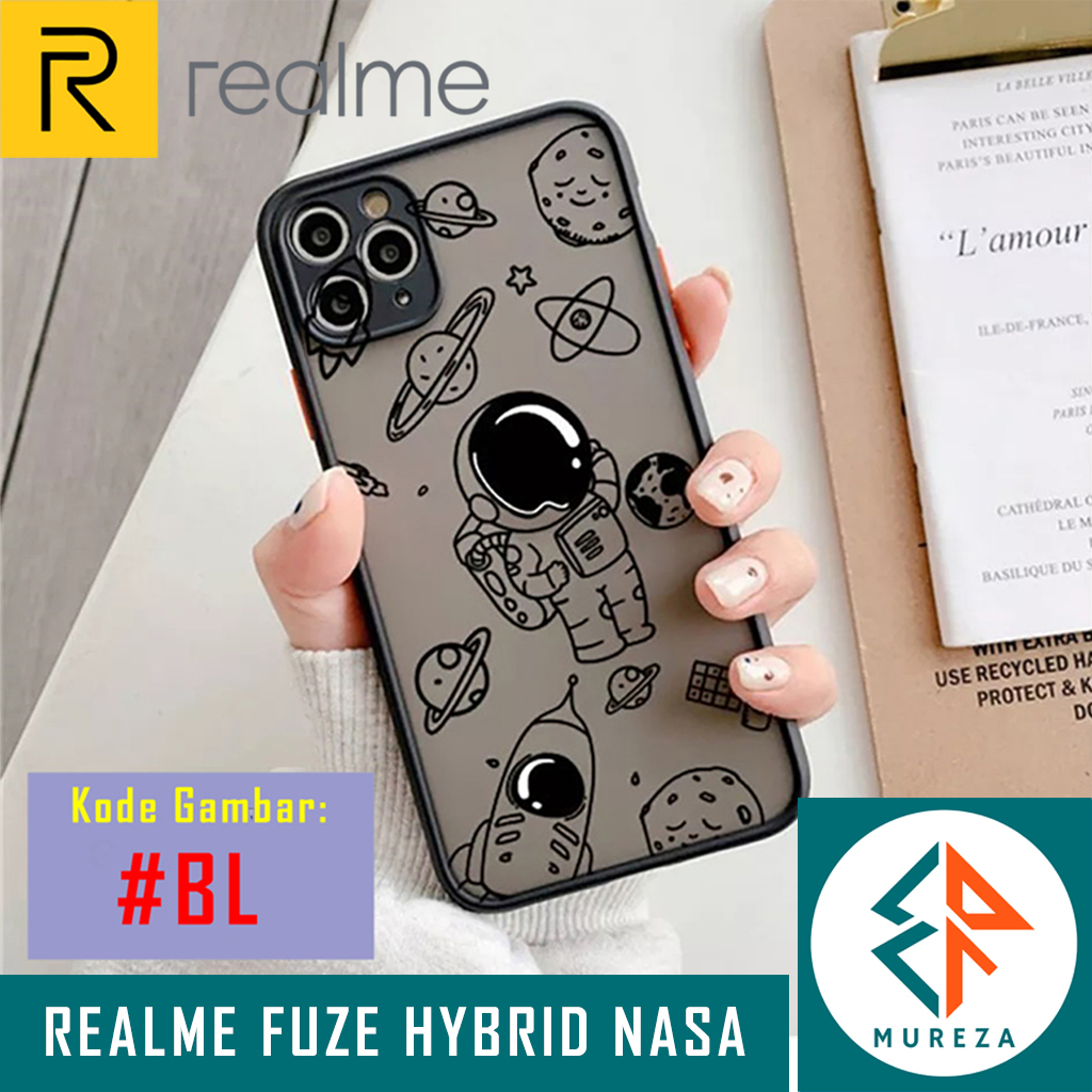 Case Fuze Hybrid NASA #BL Realme 5 5i Softcase