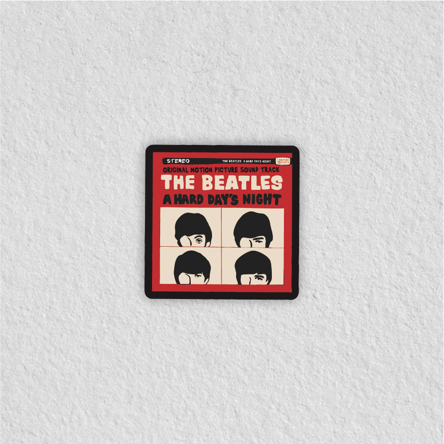 

STIKER DISTRO LOGO BAND THE BEATLES KOTAK