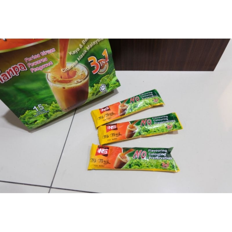 

satuan sachet teh tarik Ns bubuk minuman serbuk thai tea enak nikmat instan