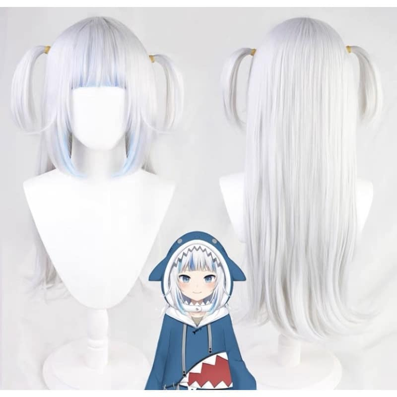 ✨ READY ✨Xuchang - Gawr Gura Hololive Vtuber Wig Cosplay