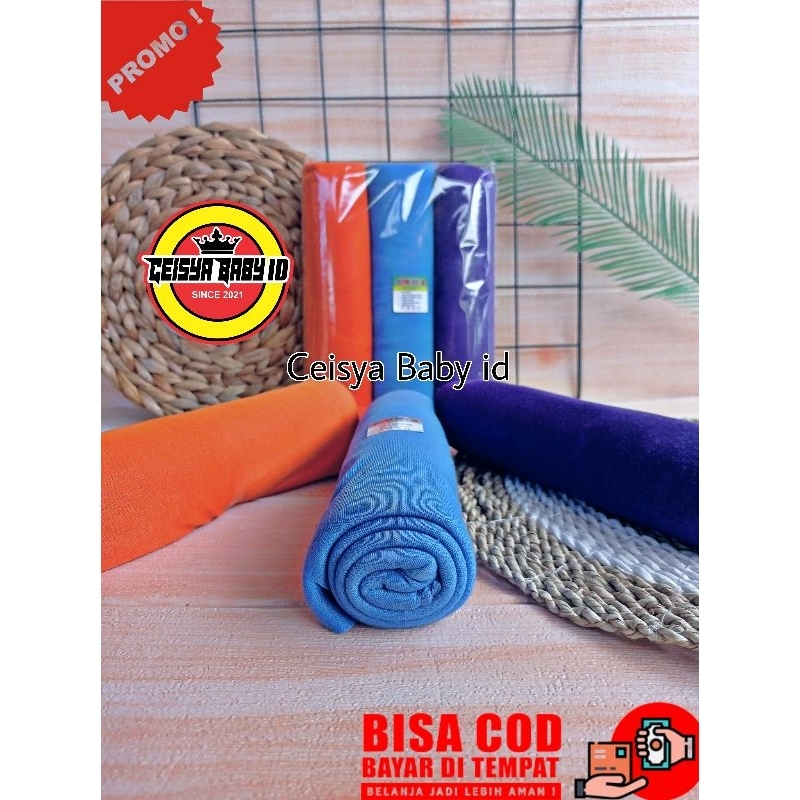 3 pcs bedong bayi pernel kekinian terlaris , bedong polos ukuran 100x90 cm untuk bayi baru lahir